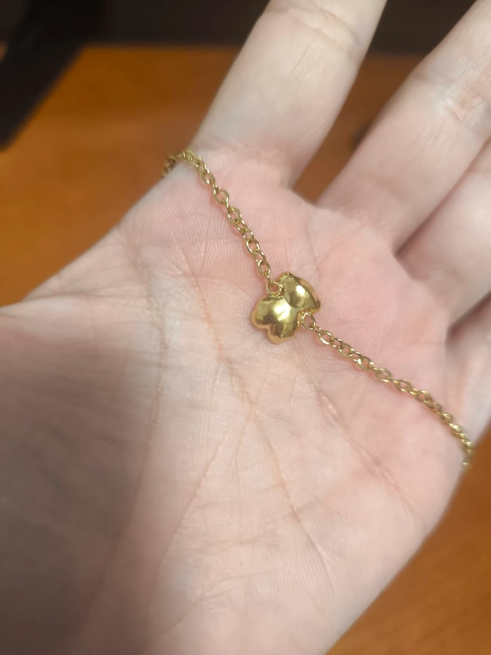 Pulseira urso em aço inoxidável nova 